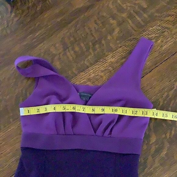 Armani Exchange Purple and a plum Fitted Empire Waist Dress - Picture 7 of 10